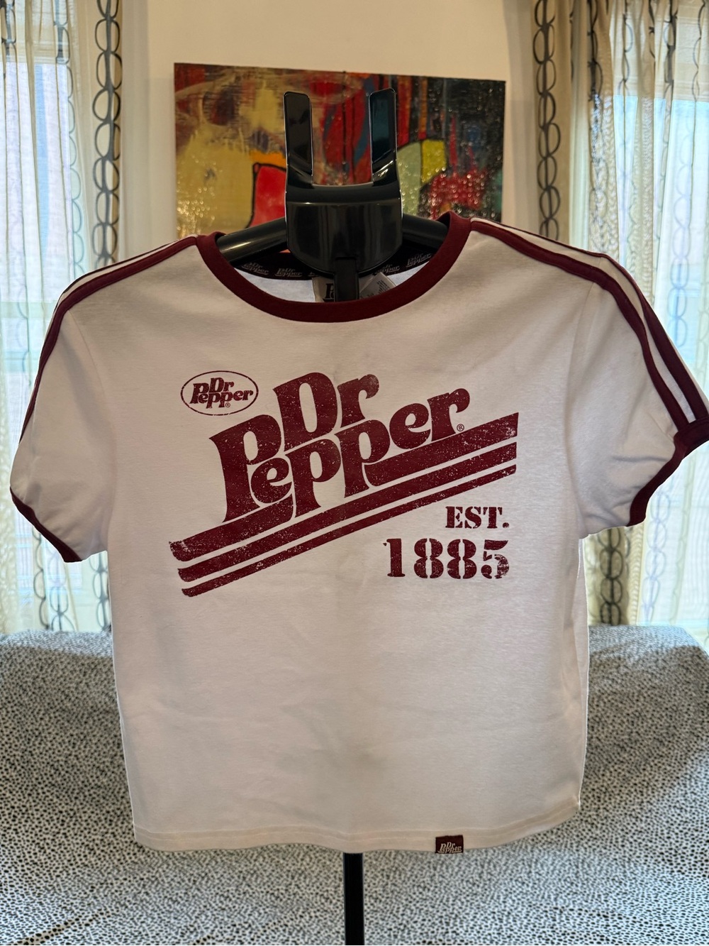 Dr Pepper Cropped Tee Women’s Size Large